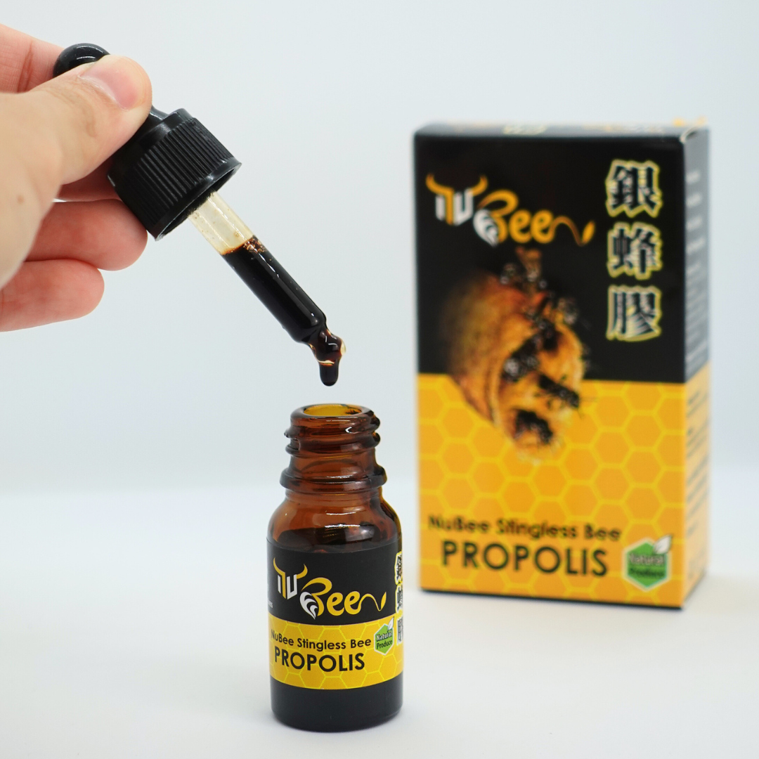 NuBee Stingless Bee Propolis [Natural Relief for Sore Throat, Bloating, and Gastrointestinal Issues]