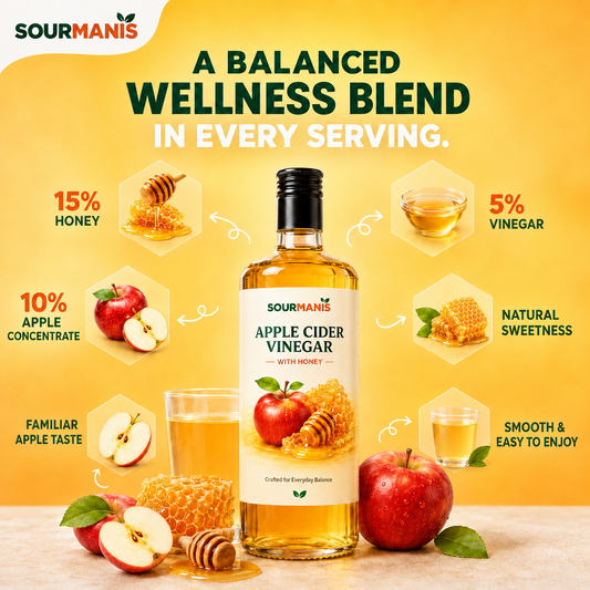 SourManis Apple Cider Vinegar With Honey