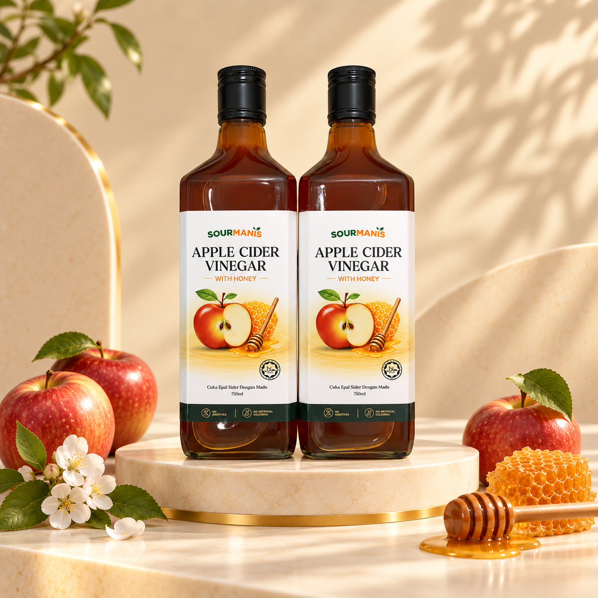 SourManis Apple Cider Vinegar With Honey
