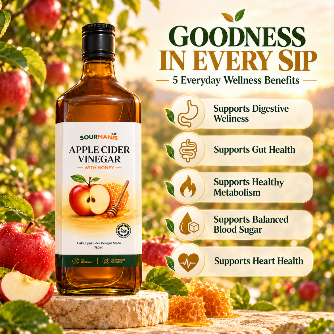 SourManis Apple Cider Vinegar With Honey